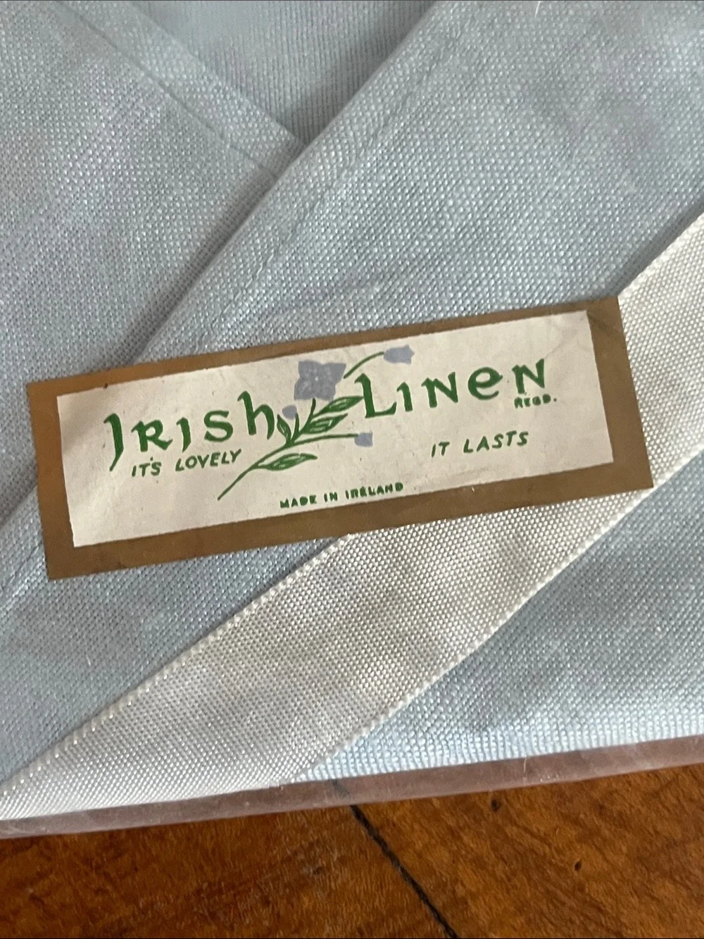 Ireland Light Blue placemats & napkins